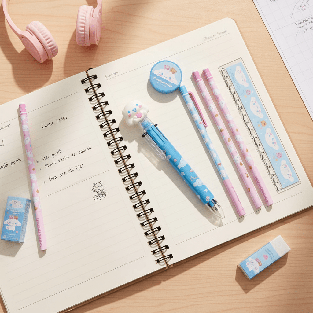 Unleash Your Creativity with Adorable Sanrio Pens and Notebooks! - Bows