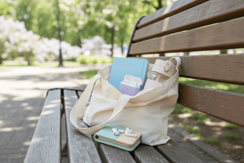 Carpe Diem Soft Cover Journal Sky Blue - Bows