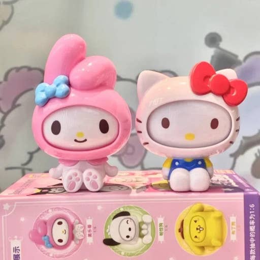 Sanrio Face off Collectable blind Random Figure BOX - Bows