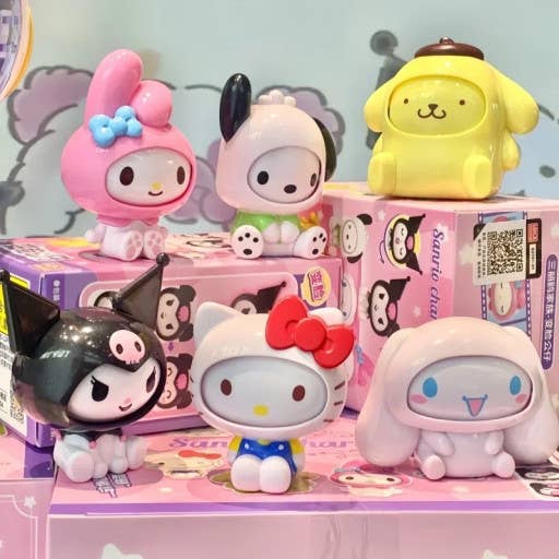 Sanrio Face off Collectable blind Random Figure BOX - Bows