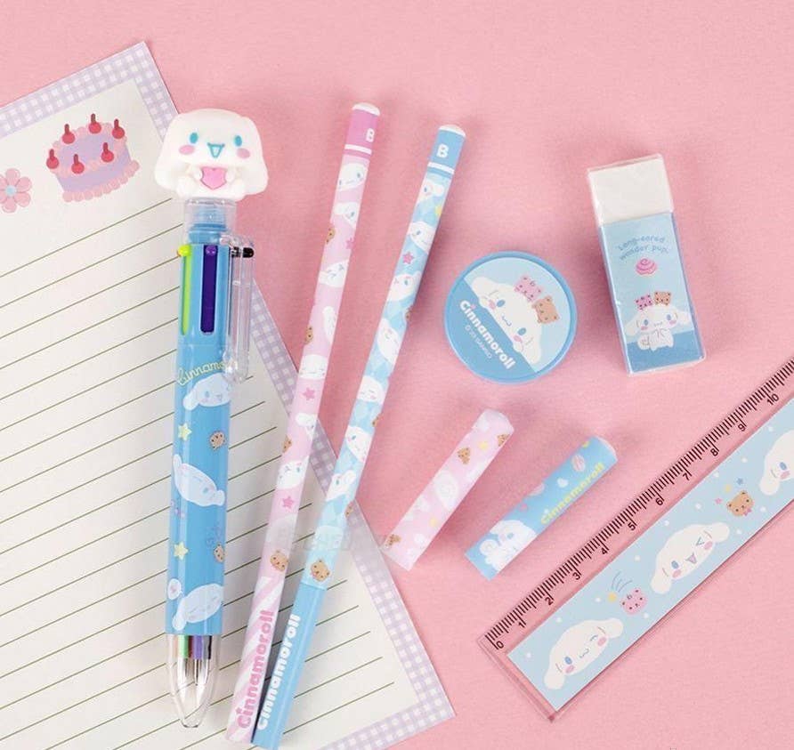 Sanrio Pencil, Pen School Office Stationery Case Set - Bows
