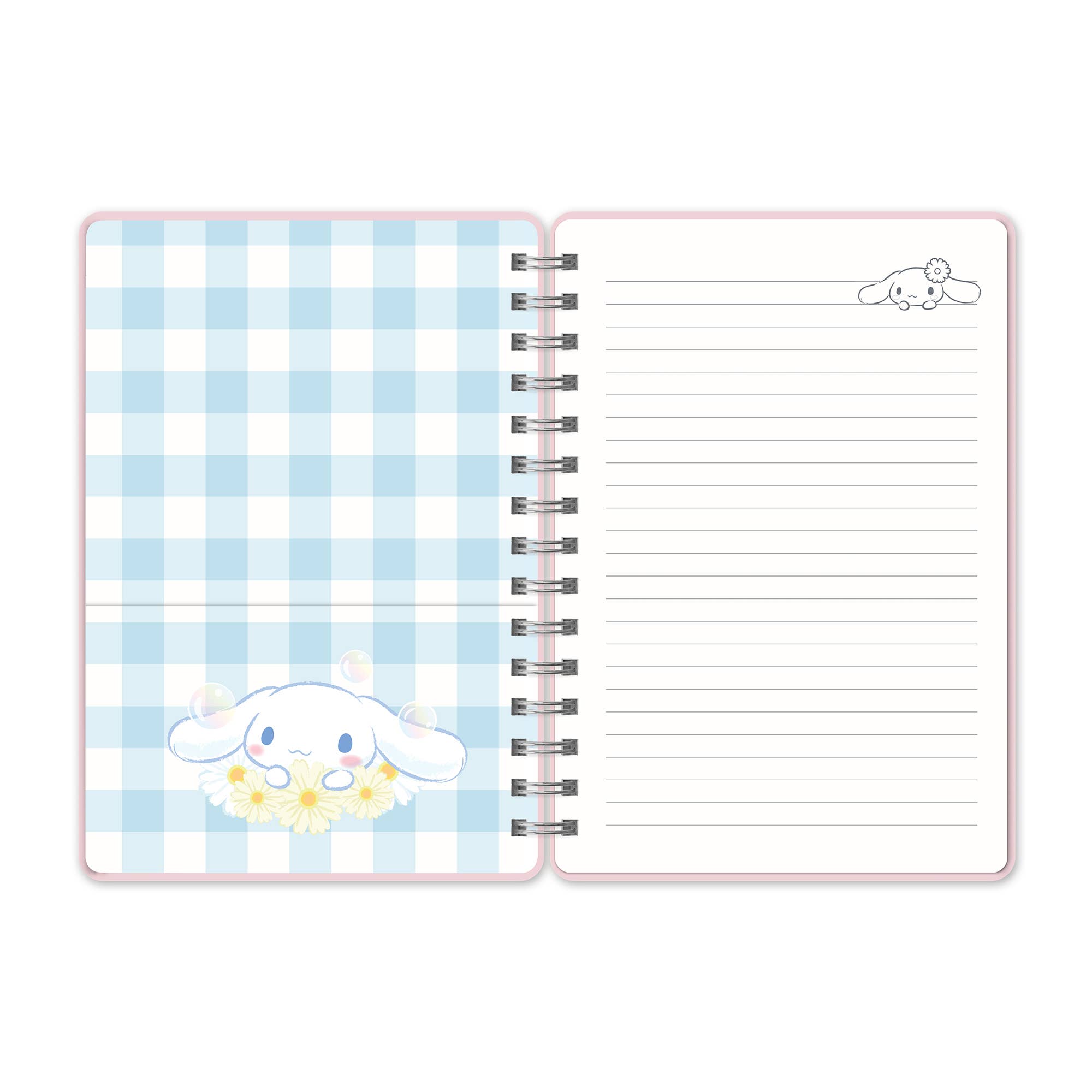 Sanrio Sweet Daisies Cinnamoroll™ Agatha Lined Notebook! - Bows