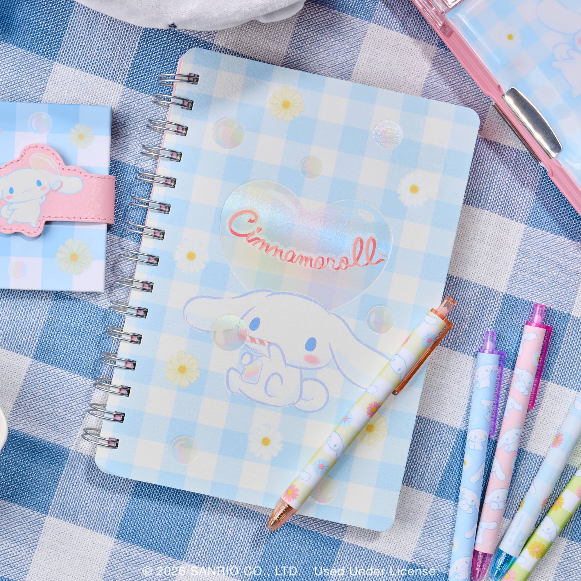 Sanrio Sweet Daisies Cinnamoroll™ Agatha Lined Notebook! - Bows